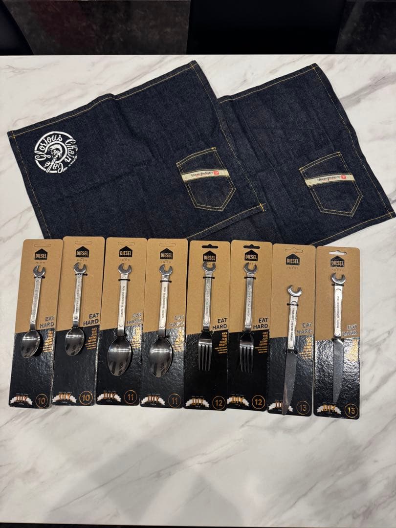 DIESEL カトラリーセット 非売品 ノベルティ ディーゼル カトラリー スプーン フォーク スパナ