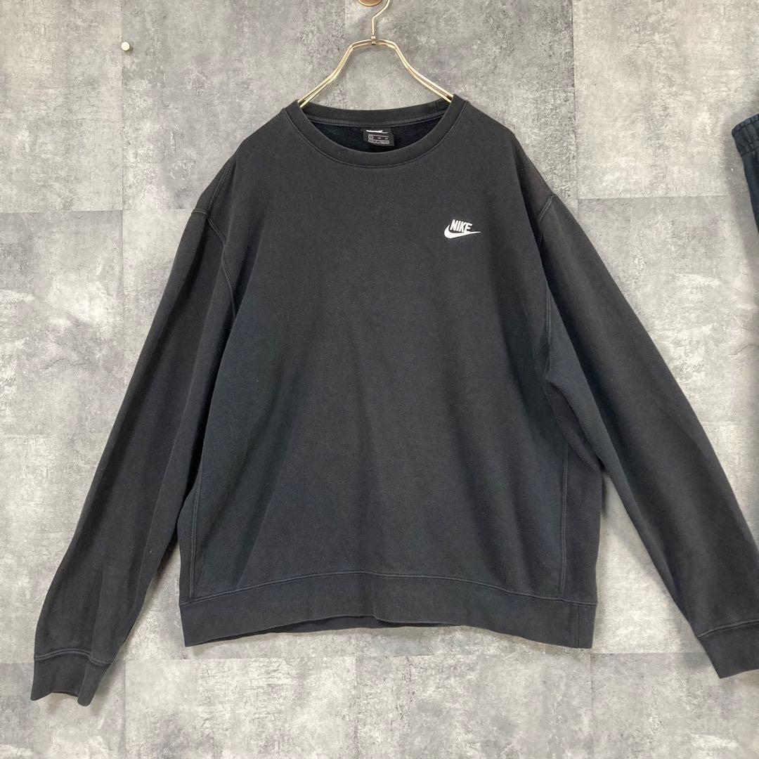 ナイキ セットアップ スウェット トレーナー パンツ 刺繍ロゴ 上XL 下