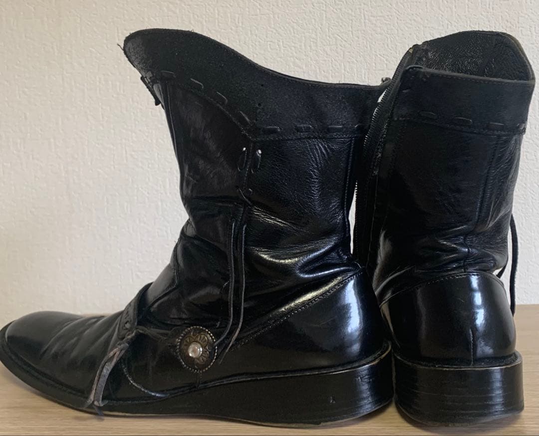 RT 111297専用alfredoBANNISTERレザーブーツ ブラック - メルカリ