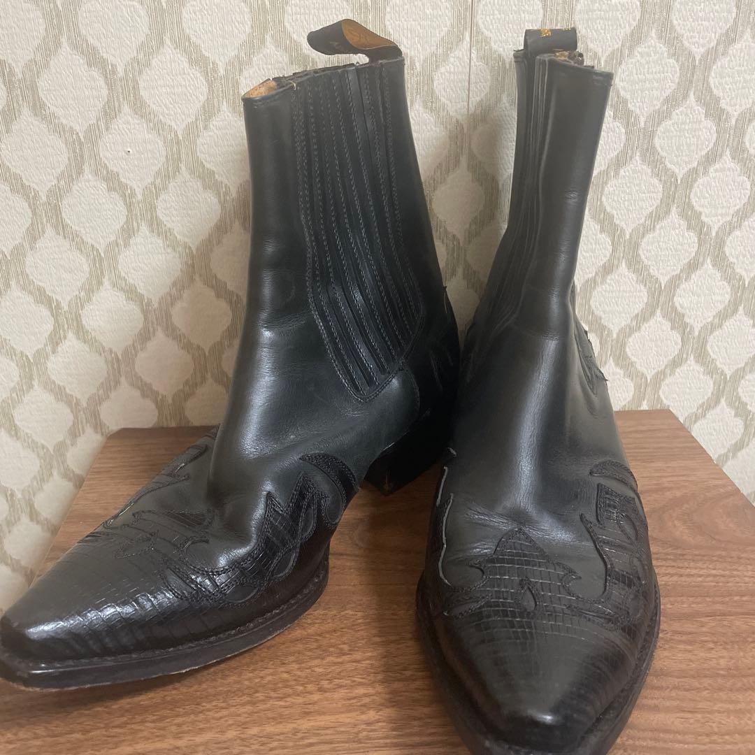 ADAMSBOOTS 71/2 ウェスタンブーツブラック 楽天市場】アダムスブーツ ウエスタンブーツの通販