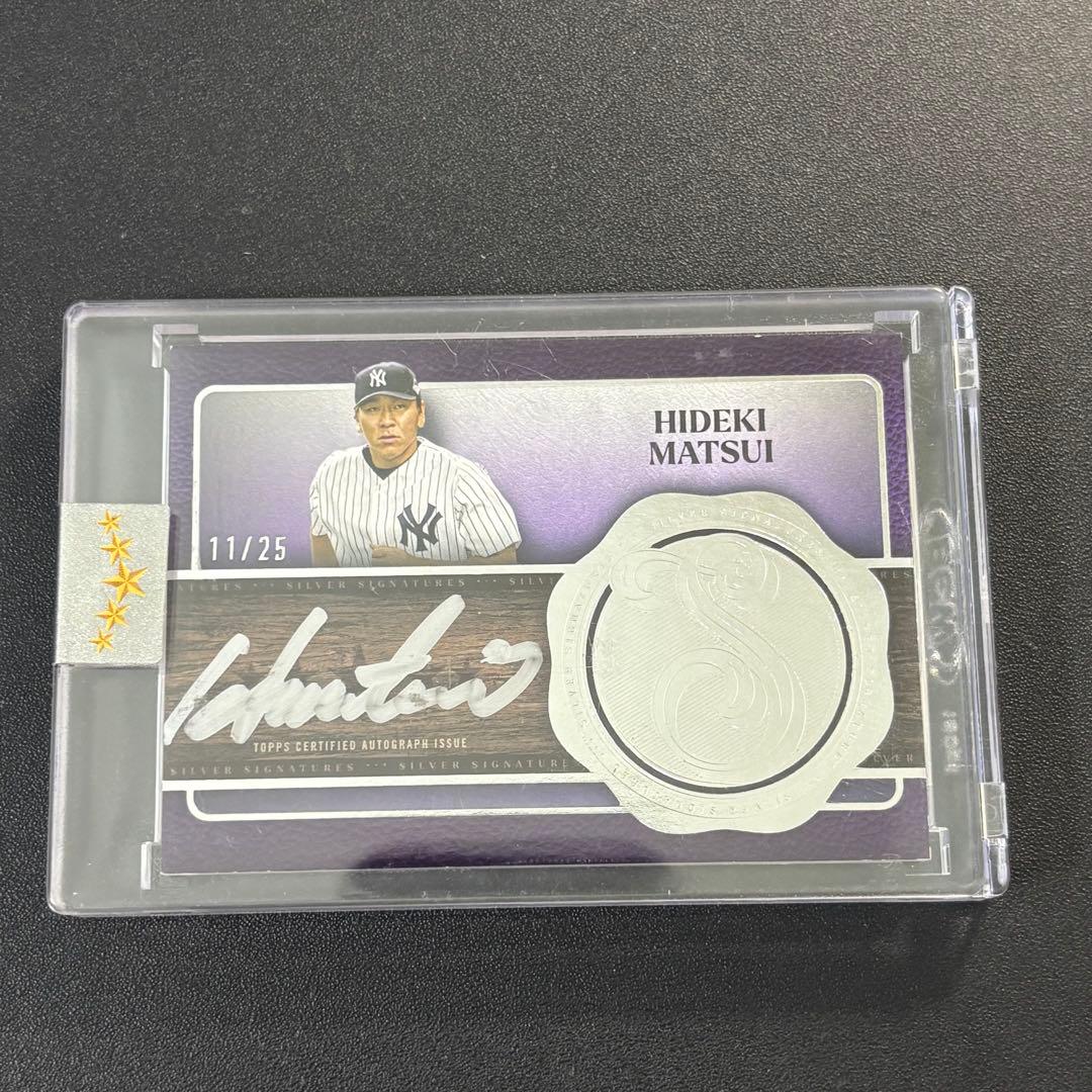 25枚限定 松井秀喜 2025 Topps Five Star サインカード - メルカリ