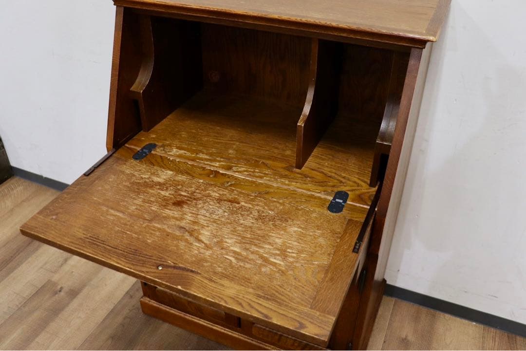 GMHH422○勇峰工芸 ライティングビューロー デスク 机 ライティング