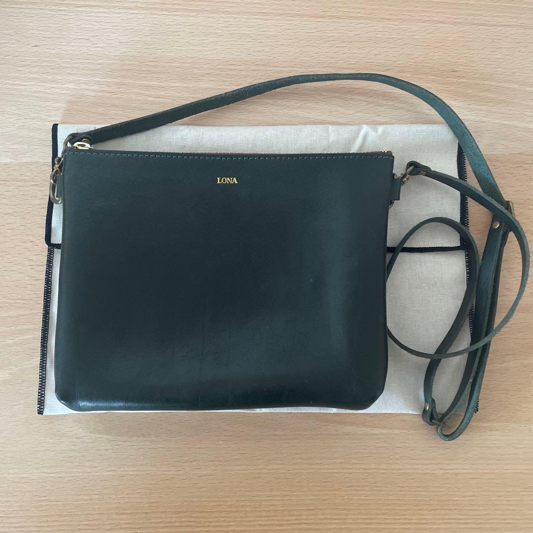 LONA Sleek sacoche -middle- ブリティッシュグリーン