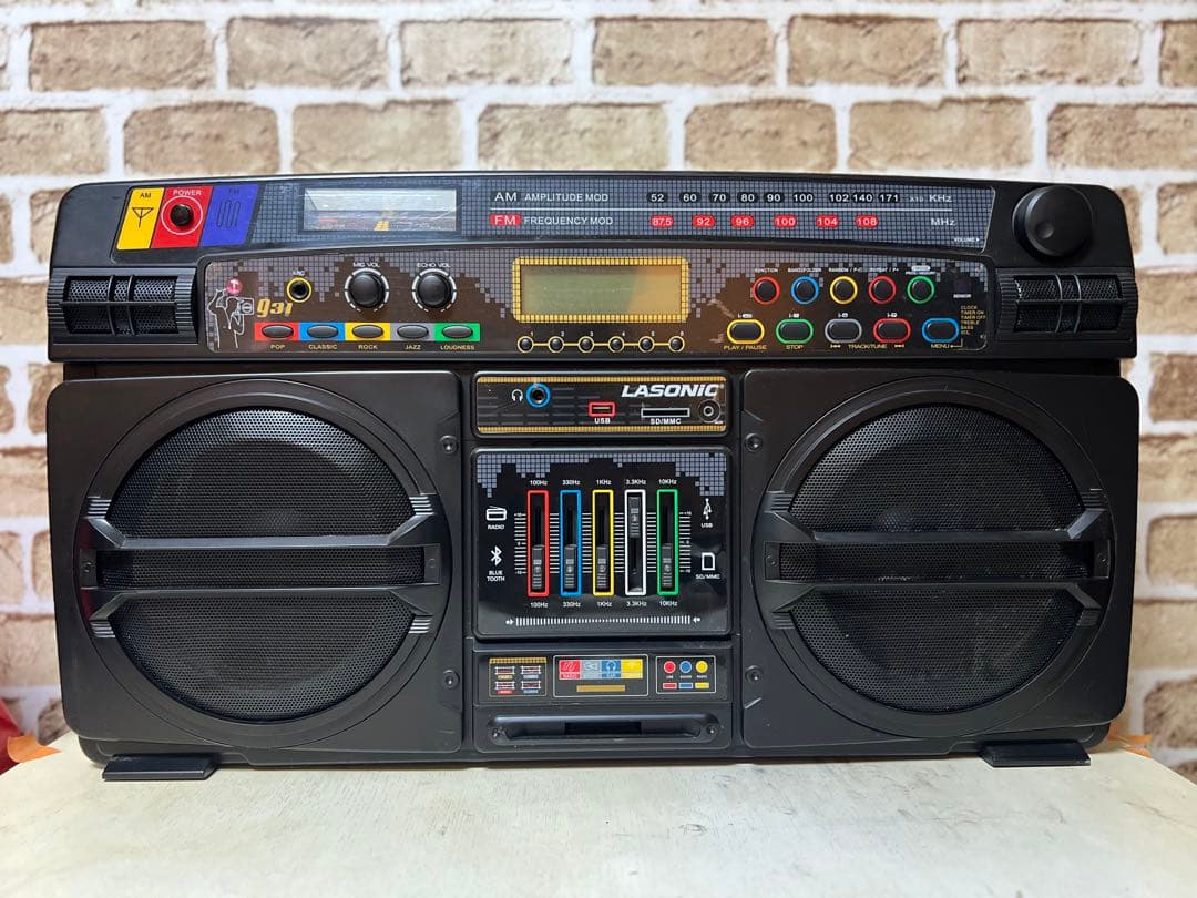 激レア LASONIC Bluetooth レトロ ラジカセ風　ラソニック 激レア LASONIC Bluetooth レトロ ラジカセ風 ラソニック