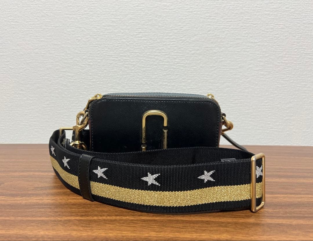 Marc Jacobs マークジェイコブスクラシックなカメラバッグ星柄ストラップ