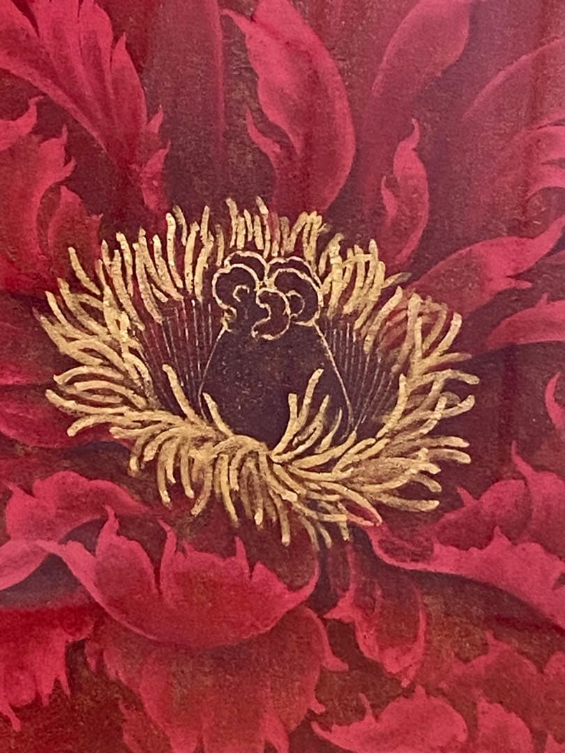 間瀬静江 画題「 赫 」