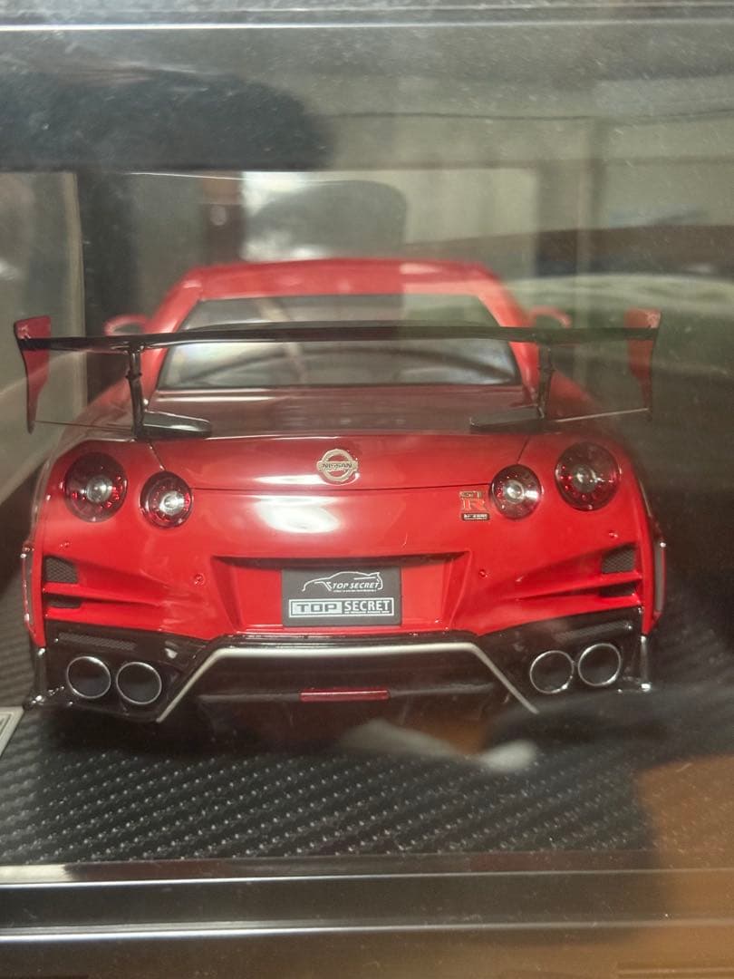 ignition model 1/18 TOP SECRET GT-R redの通販はau PAY マーケット