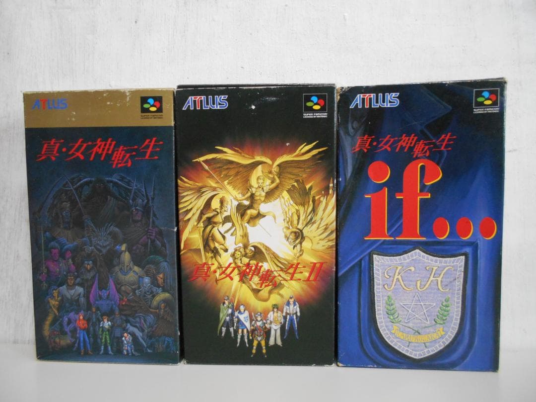 ノ*ス様 アトラス 女神転生シリーズ 8本セット FC SFC