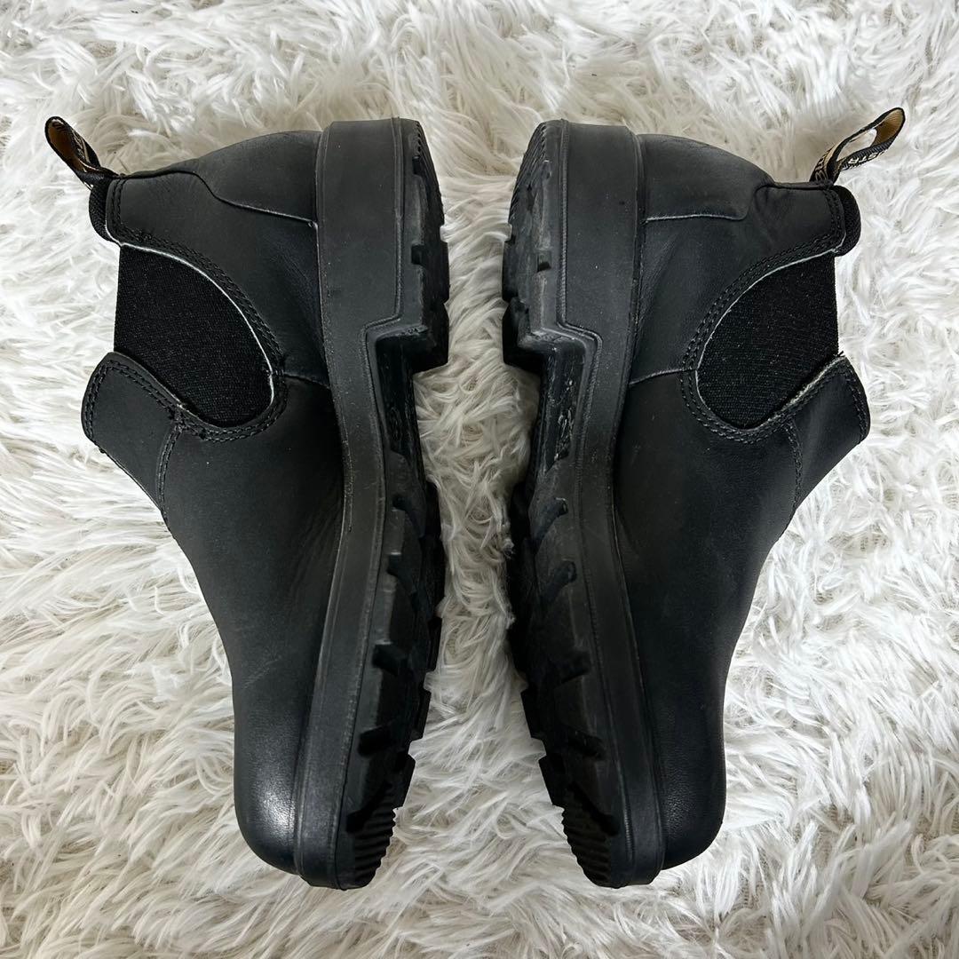 美品✨ブランドストーン サイドゴアブーツ ローカット ブラック 23.5cm