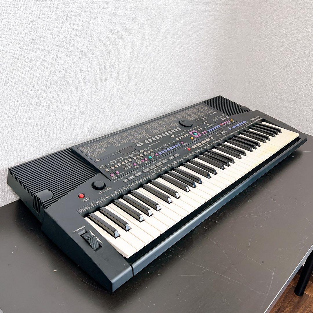 YAMAHA 電子キーボード PSR-510 譜面台ペダル2種アダプター付完動品