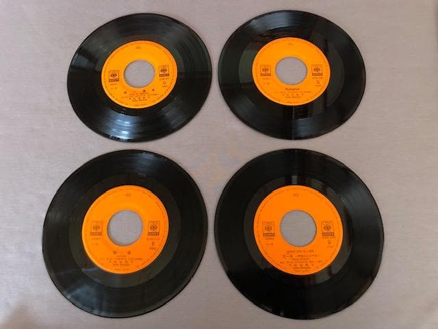 松田聖子 シングルレコード 4枚セット 赤いスイートピー ほか d825y86