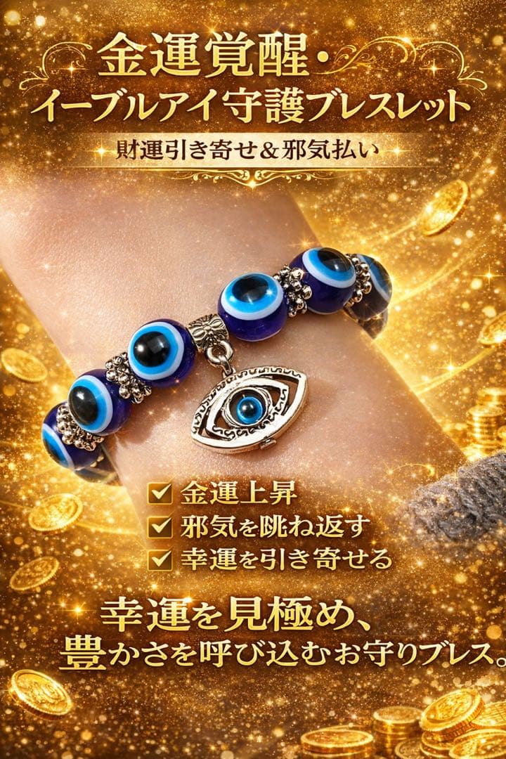 金運覚醒・イーブルアイ守護ブレスレット】特級呪物 チョウピラコ 座敷