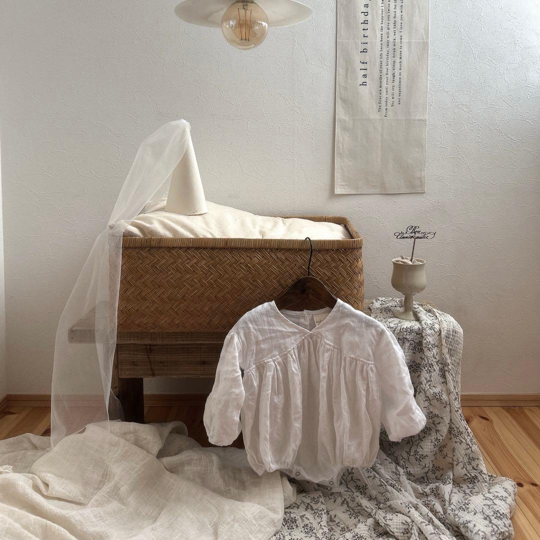 Marlow and Mae】Gia Romper 6-12mMarlow and Mae】Gia Romper - White