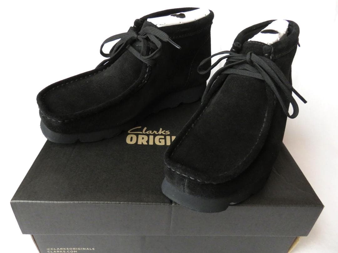 海遊人様専用】クラークス ワラビーブーツ GTX ブラックスエード UK6.5
