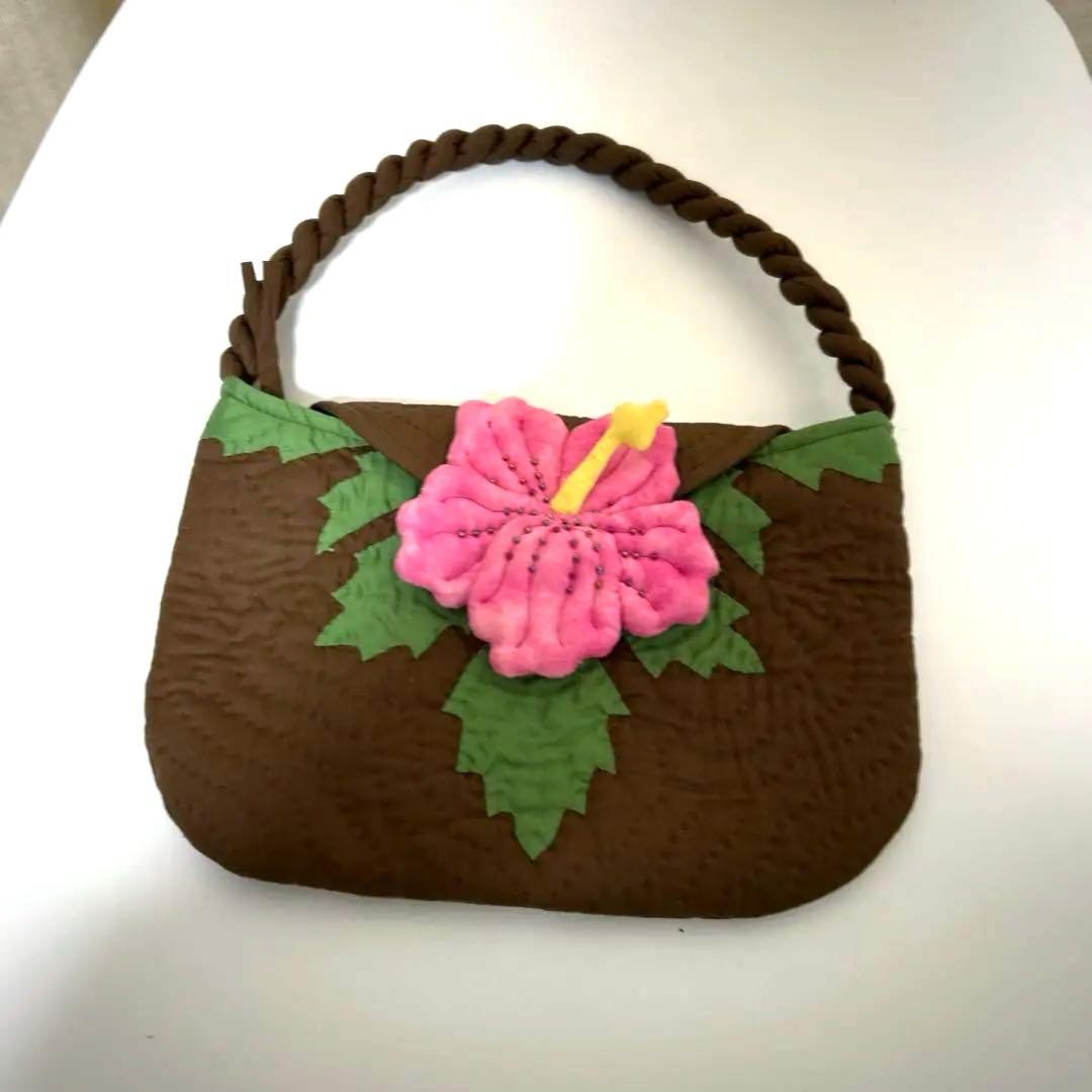 ハワイアン キルトバッグ ハンドメイド - メルカリ