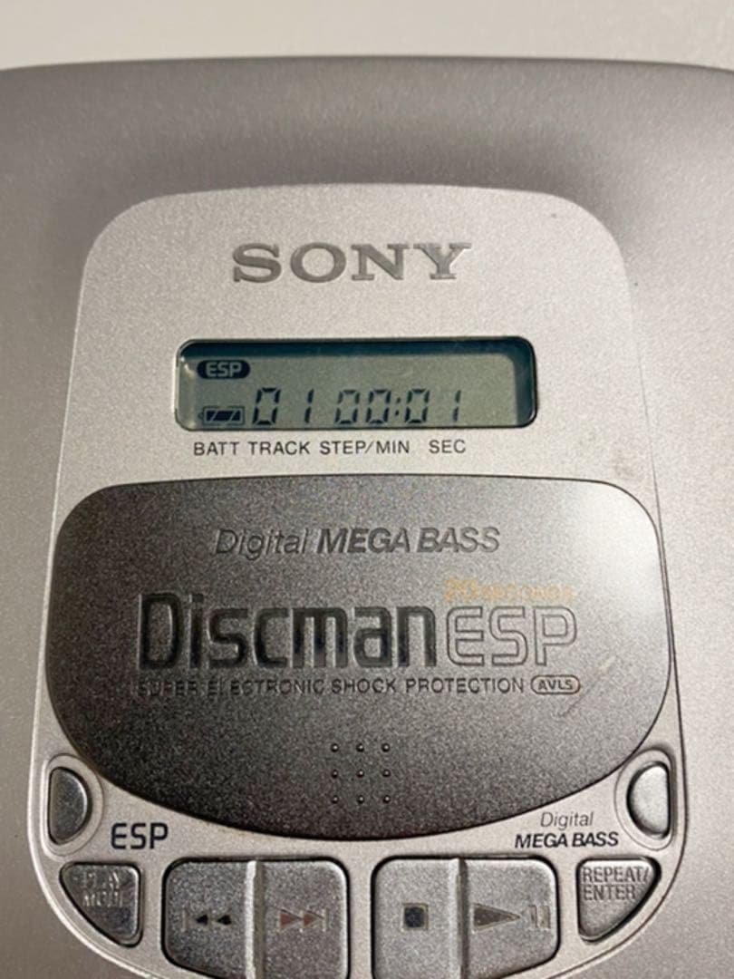 SONY CDプレーヤー Discman D-465 動作品 - メルカリ