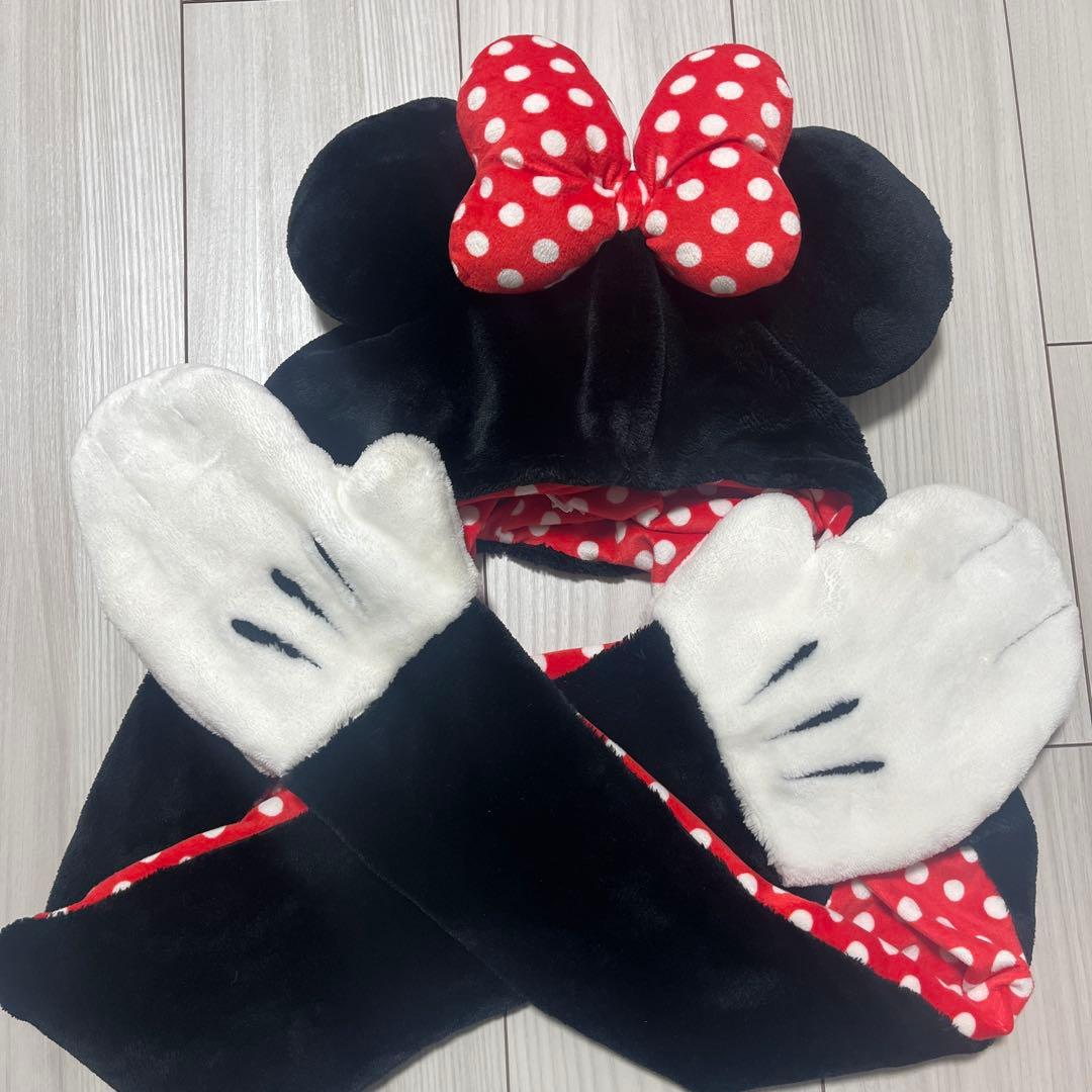 ディズニー ミニー ファンキャップ マフラー - メルカリ