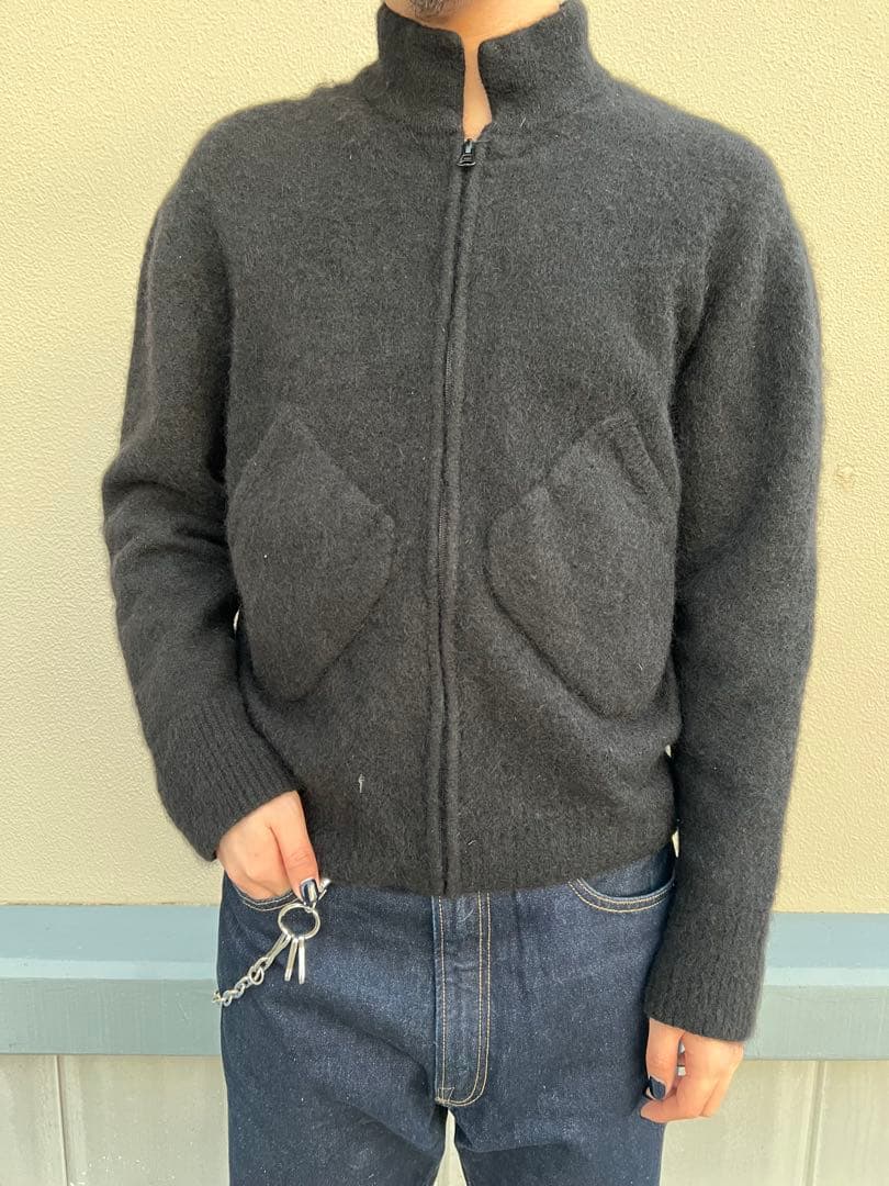 本日限定価格！Randy 23AW モヘアジップアップニット アソートカラーハイネックニットトップス｜WOMEN｜250IAB70-156B｜AZUL