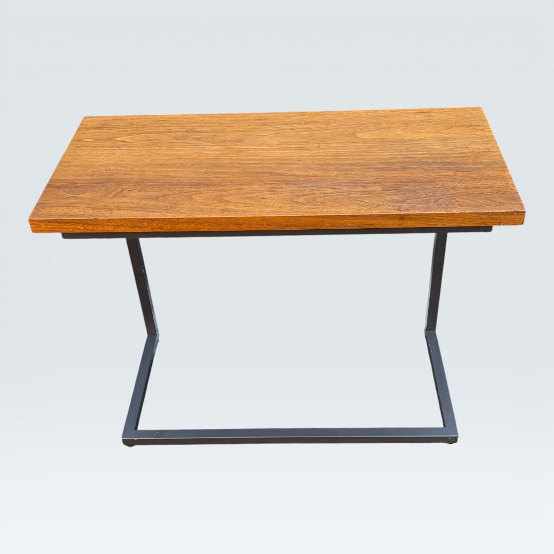 広松木工 FREX サイドテーブル 068 ウォールナット 無垢 アイアン