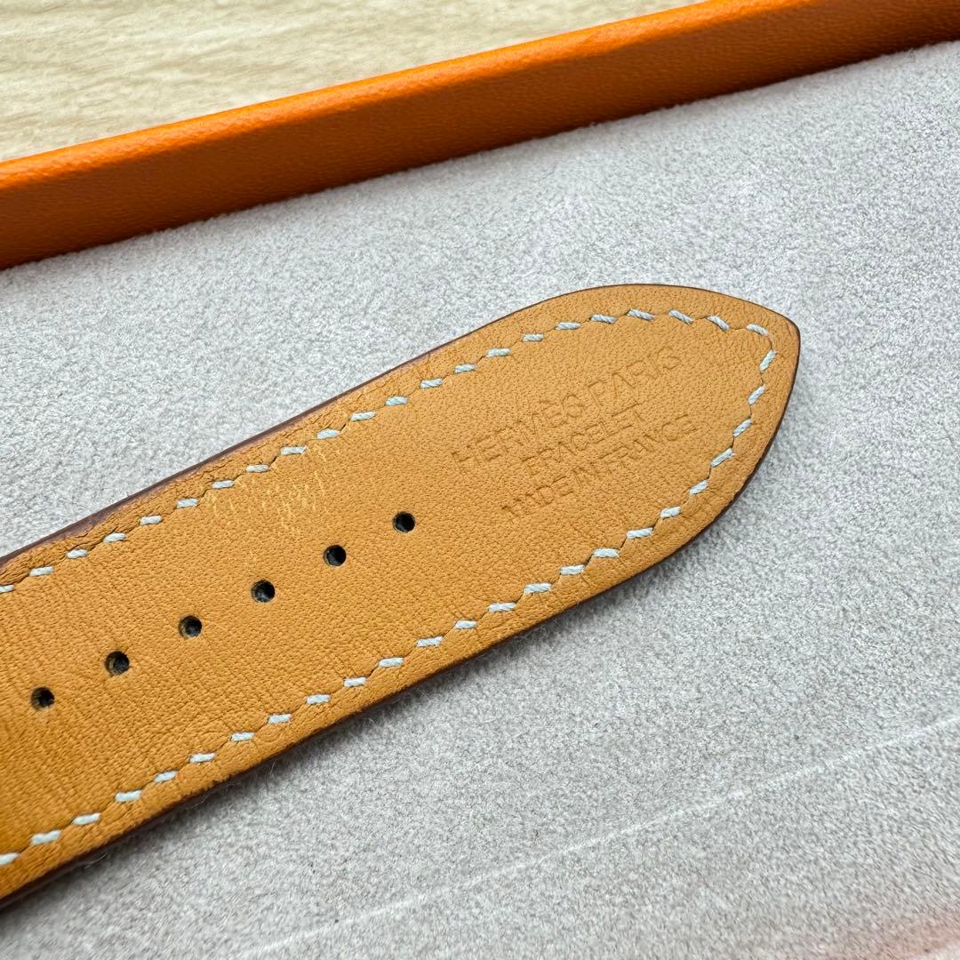 2459 Apple Watch エルメス ブルーラン ホワイト HERMES - メルカリ