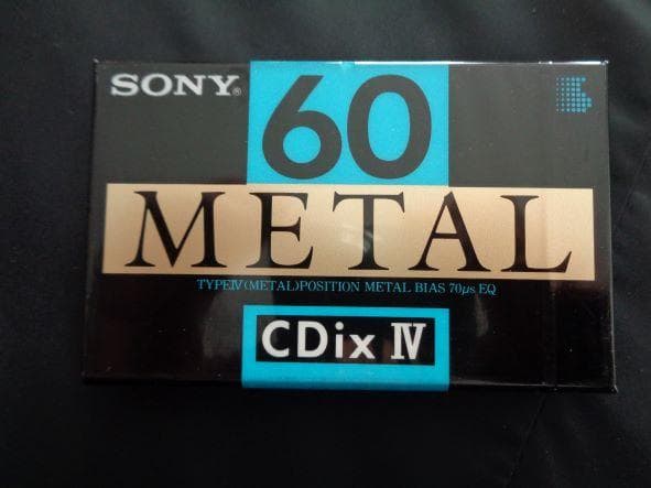 未開封！！SONY L CDix Ⅳ 60 カセットテープ　1個 カセットテープ メタルテープ SONY METAL CDix Ⅳ 50分1本・60分1本