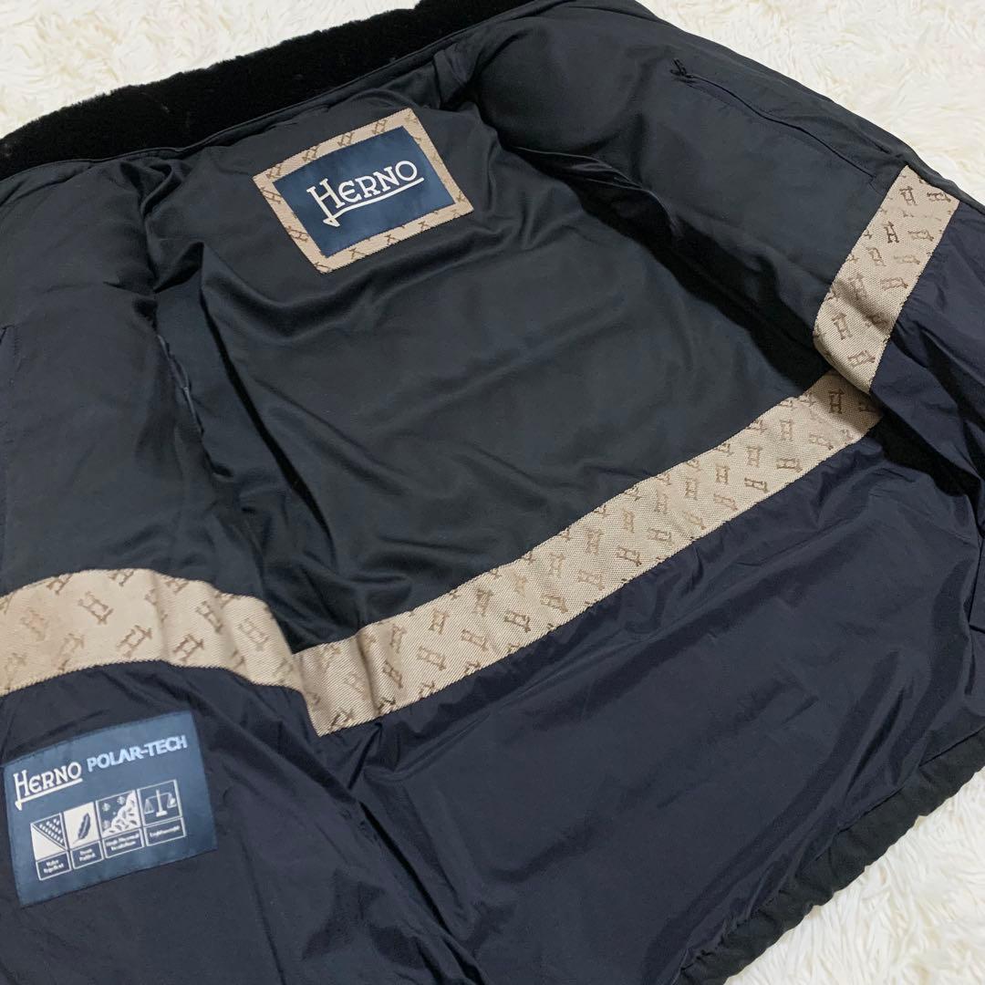 未使用】ヘルノ ダウン ボンバージャケット アレンデール フェイクファ