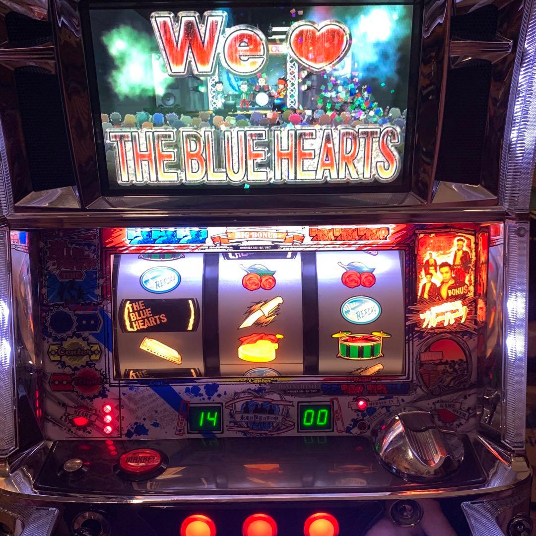 希少】ザ・ブルーハーツ パチスロ 実機 コイン不要機 スロット 銀座