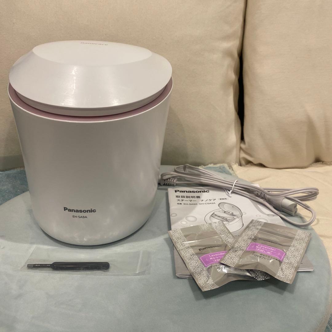 Panasonic EH-SA9A-P 美品　スチーマー 月額4,580円レンタルプラン：パナソニック スチーマー ナノケア W温冷