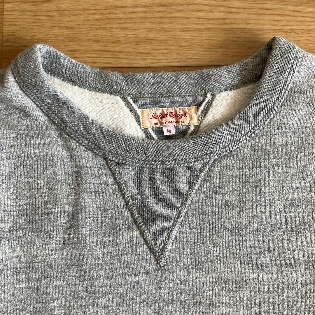 リアルマッコイズ スウェット M グレー トレーナー 両V 無地 - メルカリ