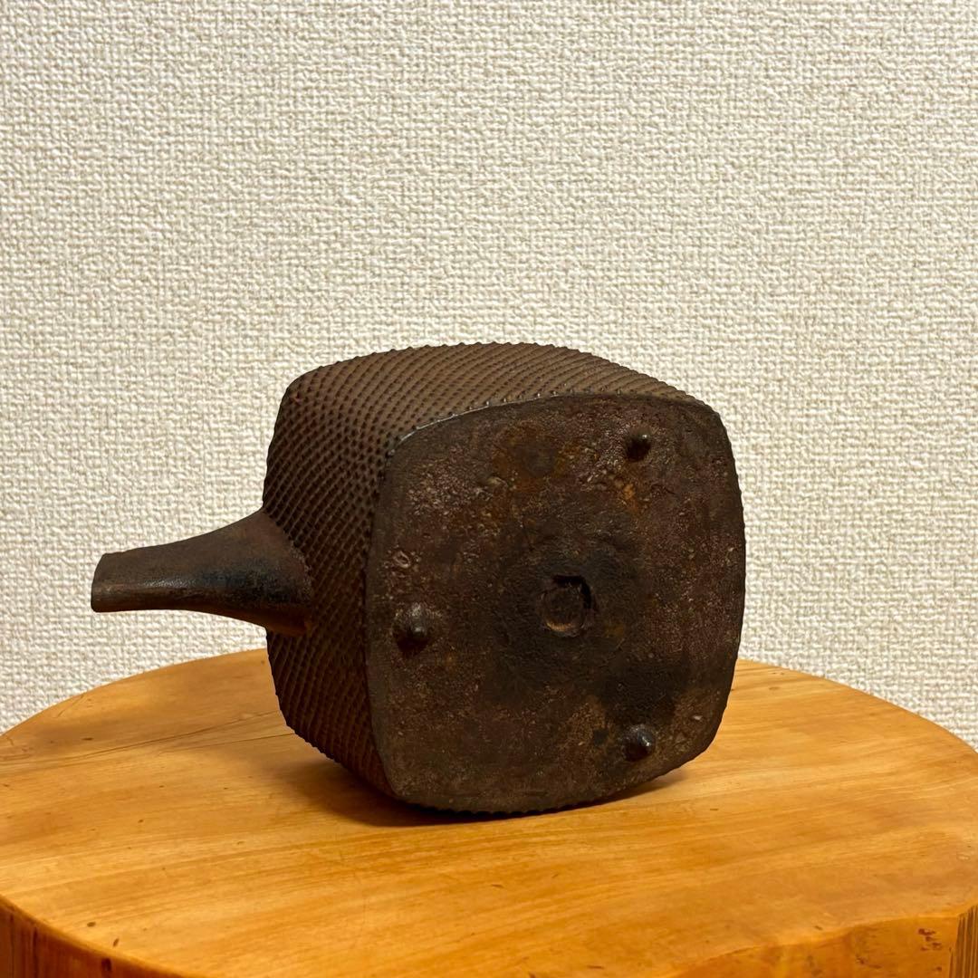 鉄瓶・銚子・燗鍋・茶道具 金銀象嵌鉉 金蒔絵蓋 霰地紋 明治〜江戸時代