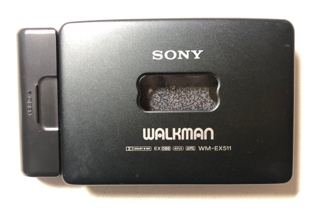 迫力音オススメWM-EX511 ブラックSONYカセットウォークマン可動品F