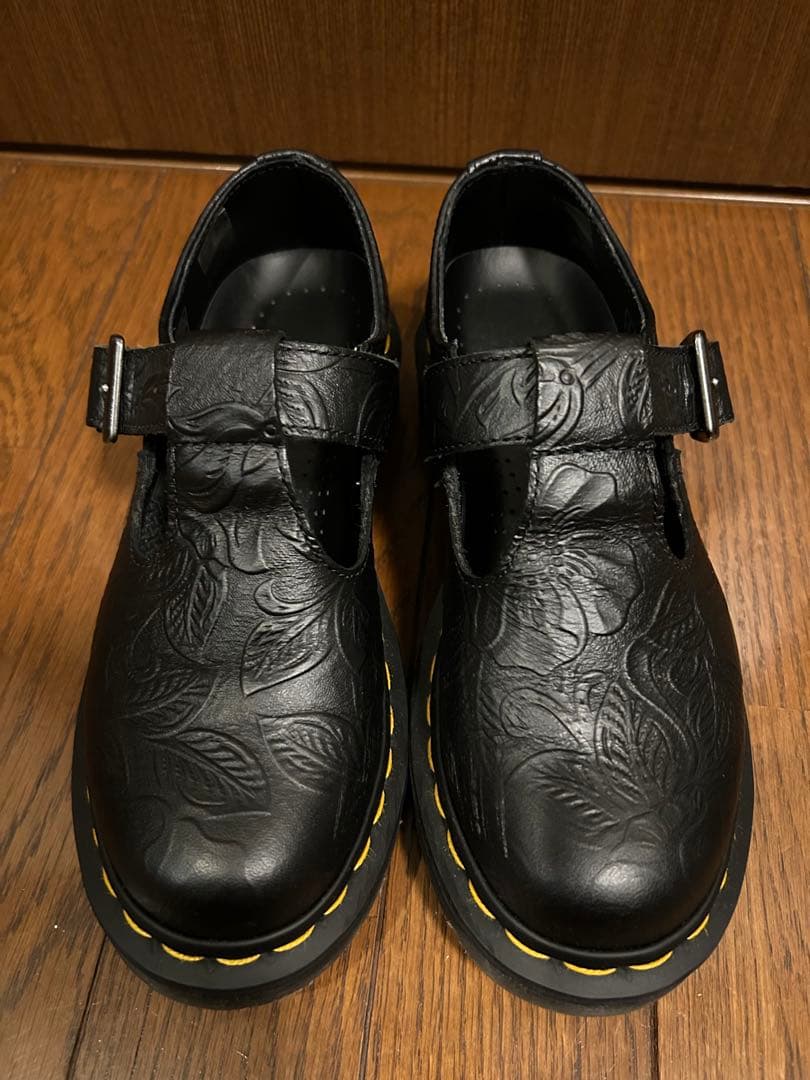 Ｄr.Martens POLLEY EMBOSS Ｔバーシューズ　UK3 Dr.Martens（ドクターマーチン） シューズ POLLEY Tバーシューズ