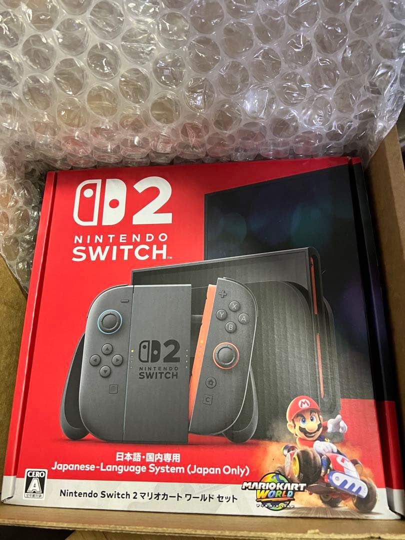 【新品未開封】Nintendo Switch2 日本語 マリオカートワールド Amazon.co.jp: Nintendo Switch 2(日本語・国内専用) マリオカート