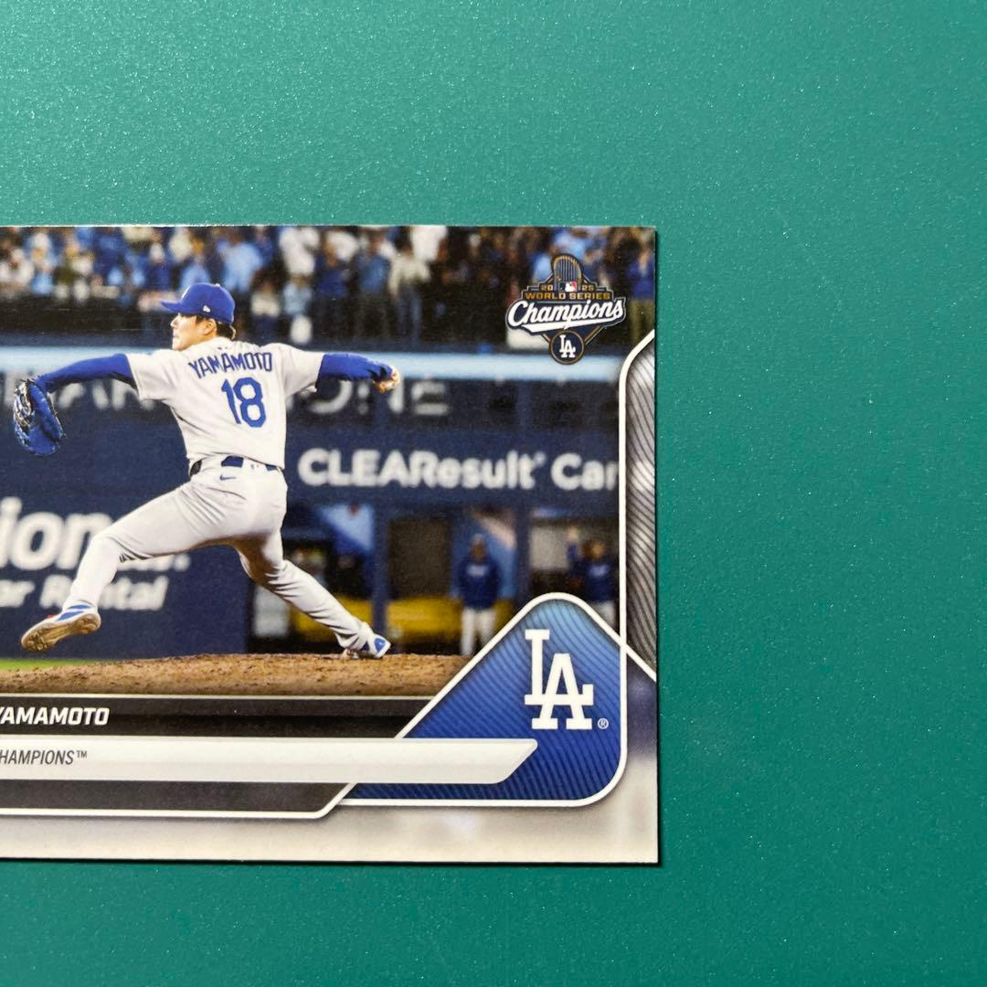 山本由伸 トレーディングカード 2023年ワールドシリーズチャンピオン