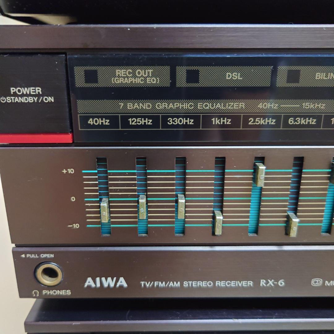 ジャンク】AIWA ミニコンポ LX-3 RX-6 FX-W6 SX-F6