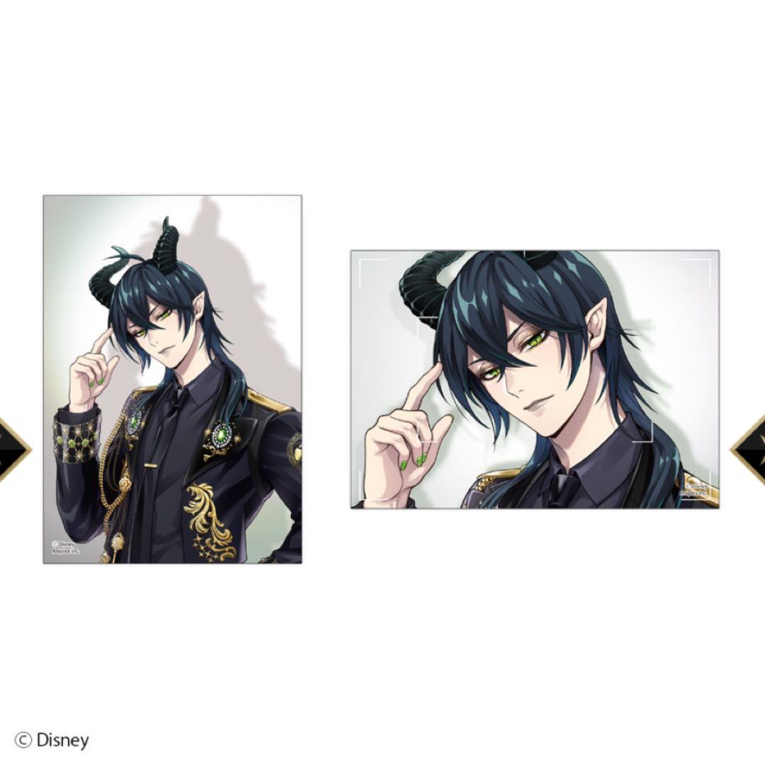 ツイステ ポップアップ マレウス ブレイジングジュエル 缶バッジ