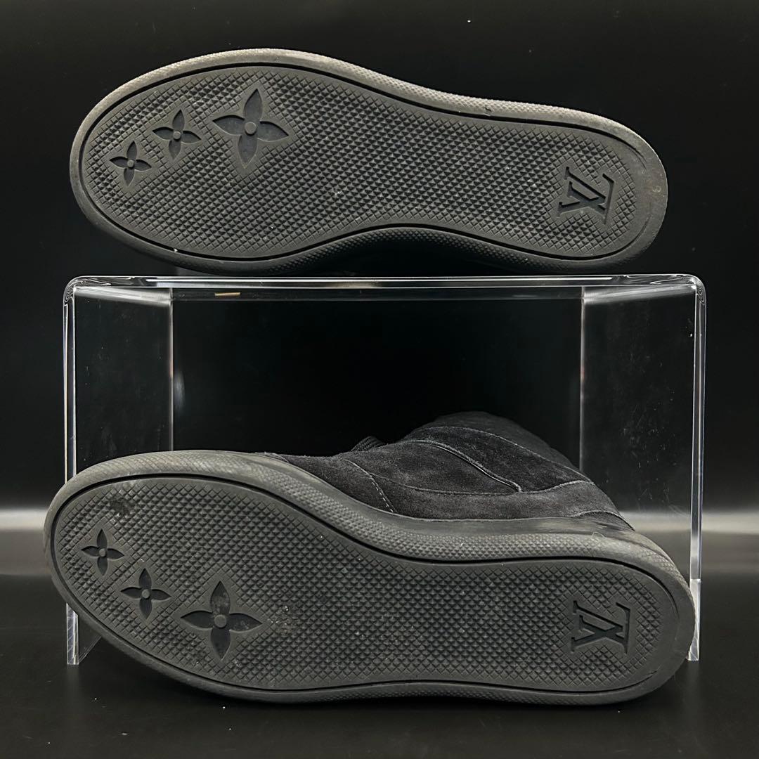 美品】ルイヴィトン ミレニアムライン ブーツ レディース スエード 黒