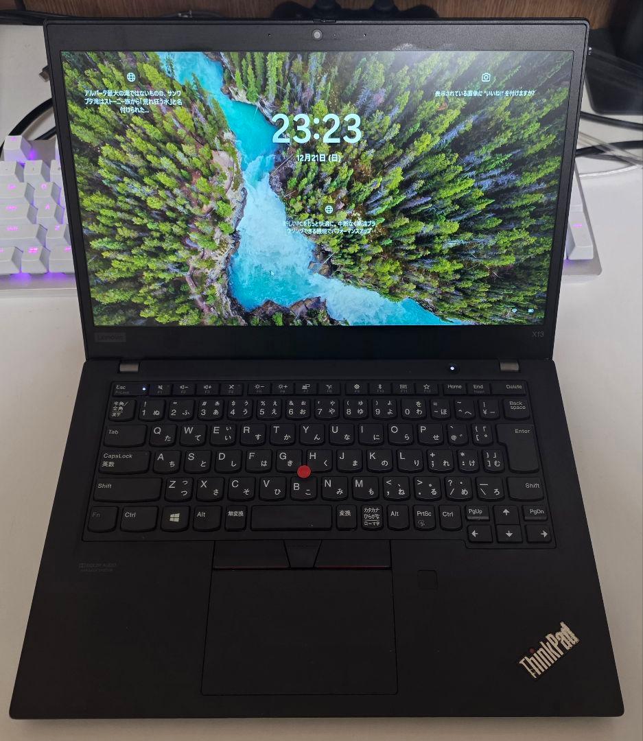 訳ありThinkPad X13 gen1 10世代i7 16Gメモリ256G 訳ありThinkPad X13 gen1 10世代i7 16Gメモリ256G 訳ありThinkPad X13