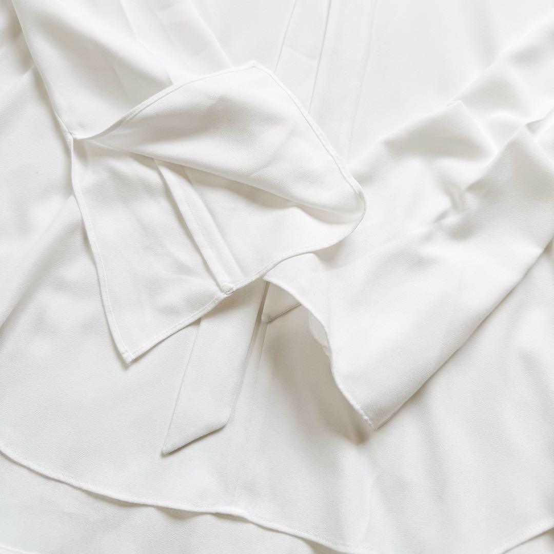 Theory セオリー ボウタイブラウス L 白 卒入学式 セレモニー - メルカリ