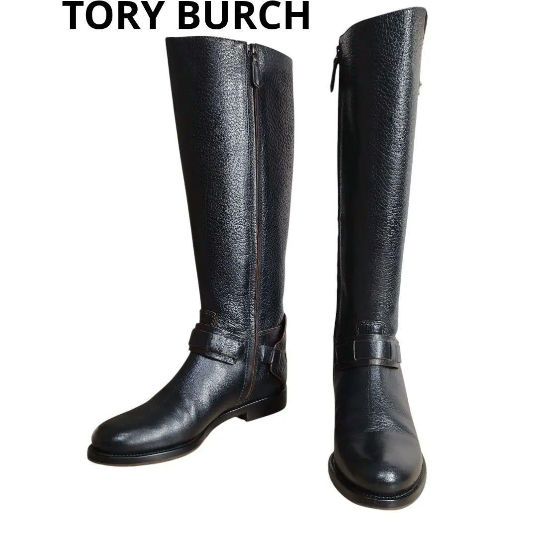 【美品】定価8.3万 トリーバーチ ロングブーツ 黒 レザー ロゴ 23cm 楽天市場】23cm のみ トリーバーチ ロングブーツ 本革 サイドジップ