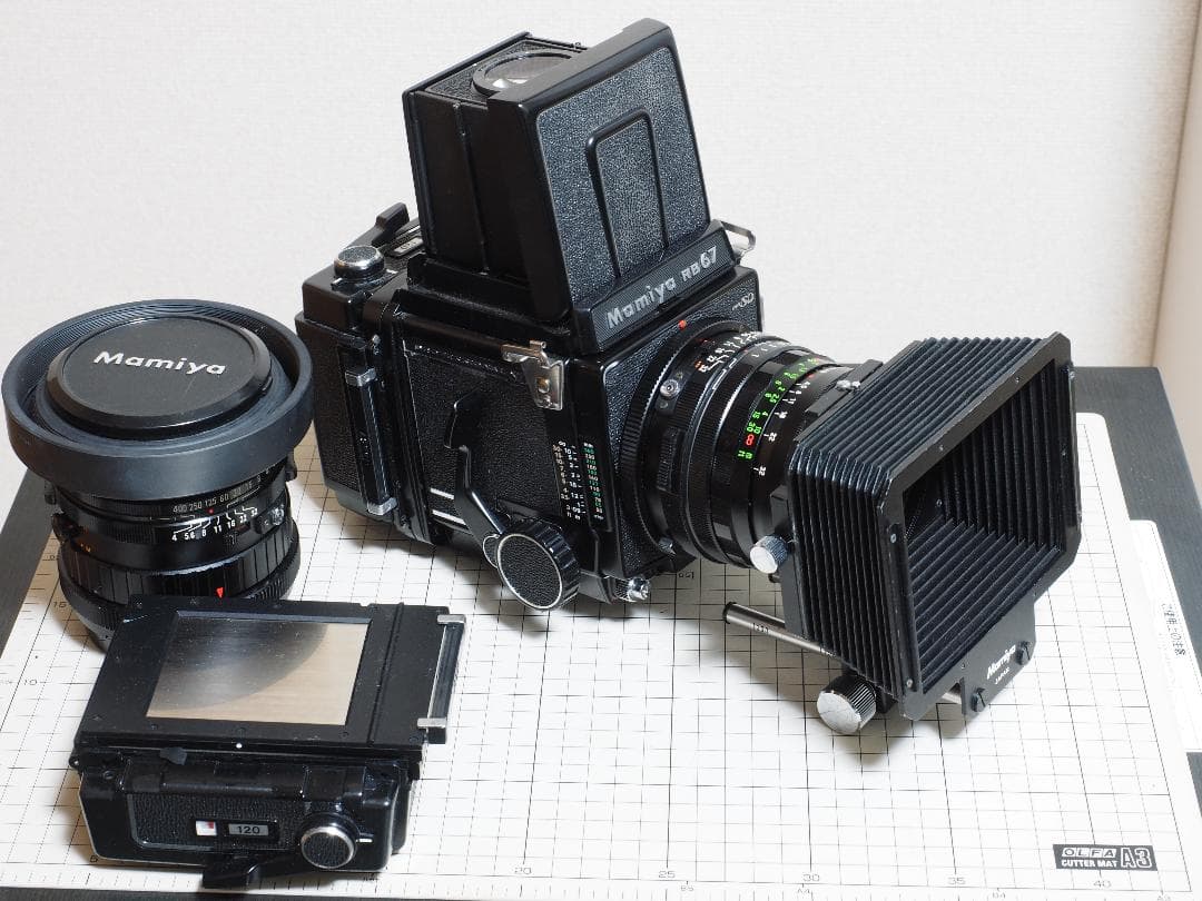Mamiya RB67 ProS フィルムカメラ レンズ2本・追加マガジンセット