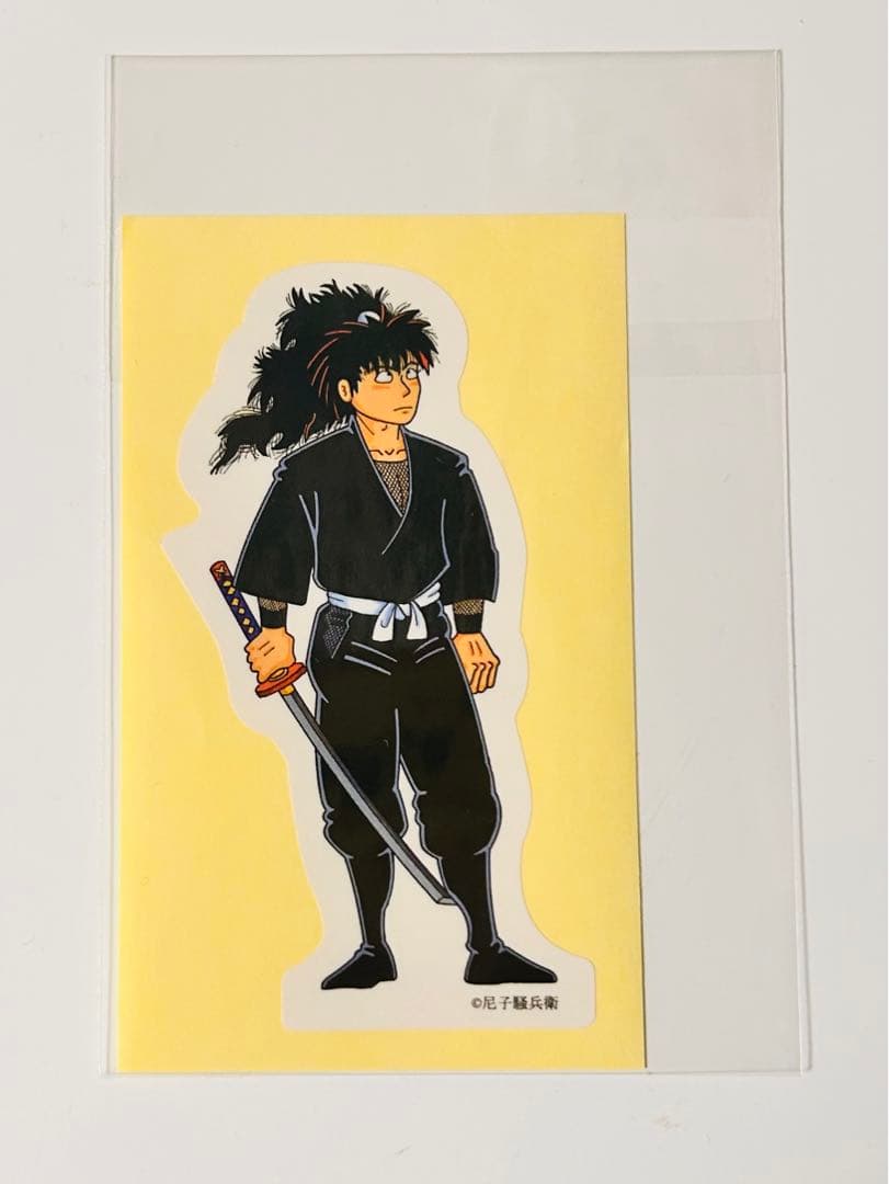 忍たま乱太郎 土井半助 尼子騒兵衛 原画 シール ステッカー|mercari