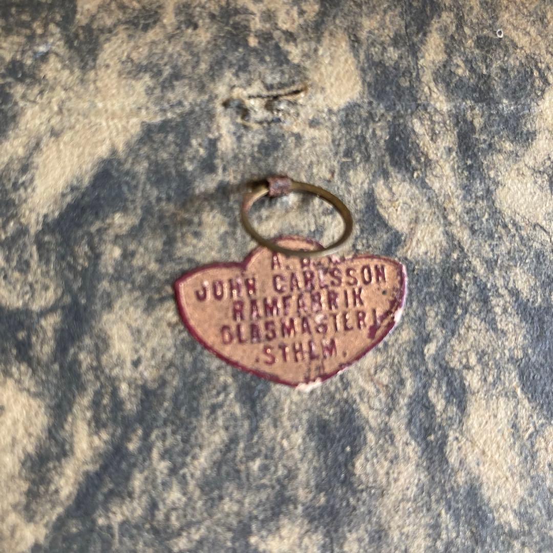 アンティークフレームD☆1920年代超希少なBIRGITのアンティークカード入り