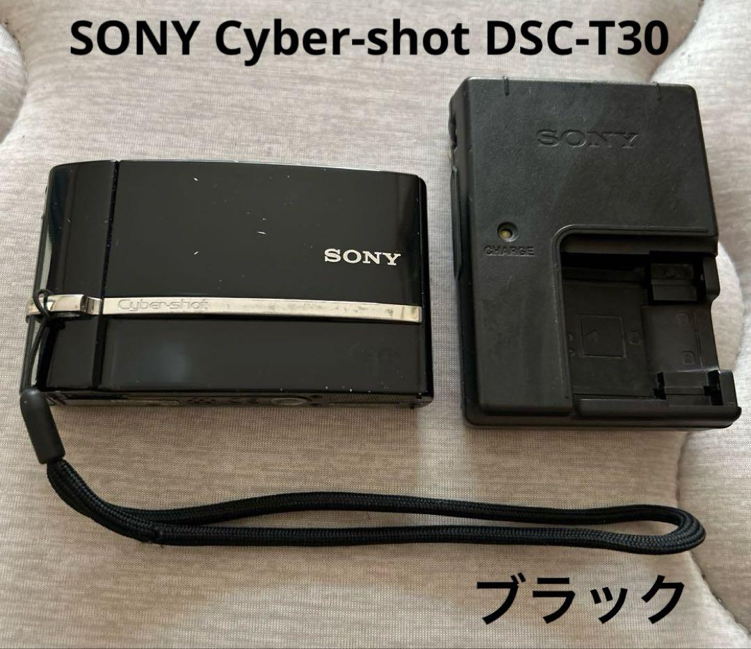 SONY Cyber-shot DSC-T30 デジタルカメラ 黒 充電器付 DSC-T30 対応商品・アクセサリー | デジタルスチルカメラ Cyber-shot