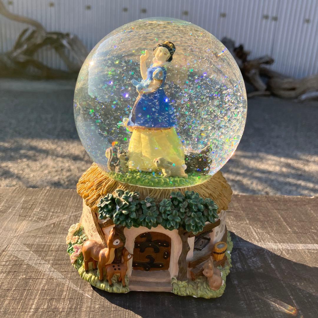 白雪姫 ディズニー Disney プリンセス スノードーム オルゴール - メルカリ