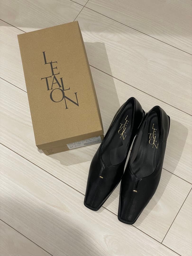 LE TALON ブラック シューズ 24.0cm ルタロン