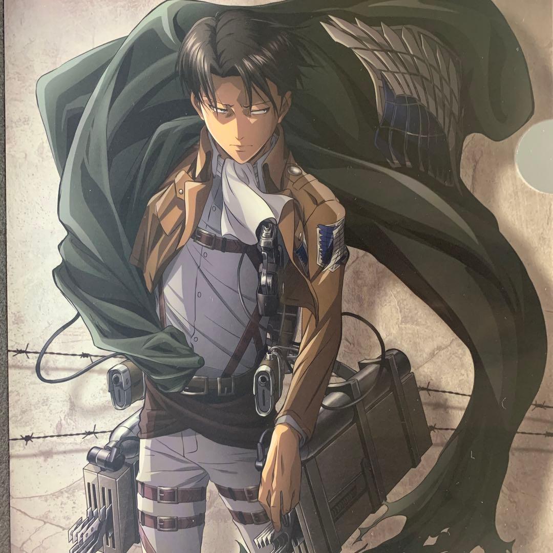 進撃の巨人 クリアファイル ポスター リヴァイ 兵長 - メルカリ