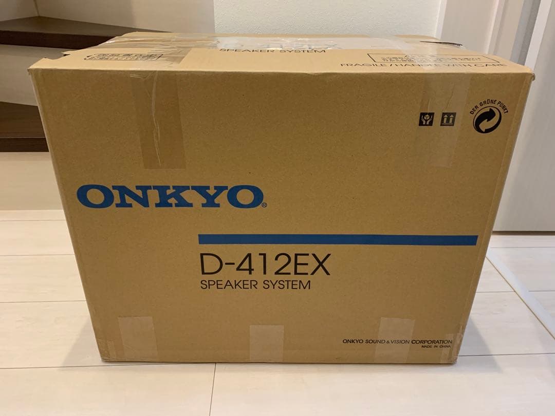 ONKYO D-412EX スピーカーシステム ONKYO オンキョー D-412EX 2ウェイ・スピーカーシステム ペア