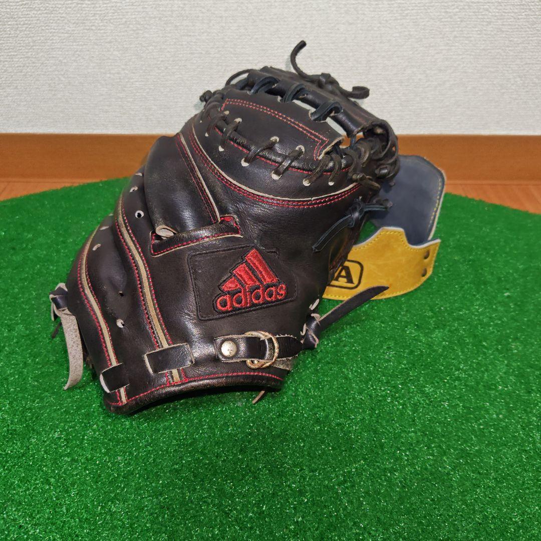 最終価格 アディダス 硬式 キャッチャーミット 限定品 野球 グローブ 超激レア 限定 硬式 キャッチャー ミット 佐藤和範 アディダス(adidas) 【野球