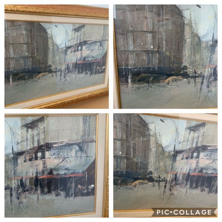 フランス三大天才画家 ジャン クロード シェネ 油彩12号M